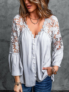 Lace Blusas Summer Top