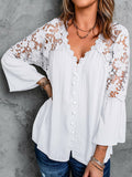 Lace Blusas Summer Top