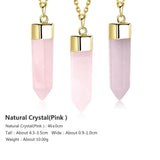 1.00 Natural Light Pink Jewelry Stone Necklace in 18K Gold Plated Accessory