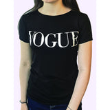 Black Vogue Tee Top